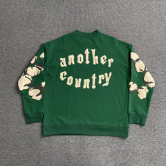 Denim Tears x CPFM Cactus Tears Crewneck Green