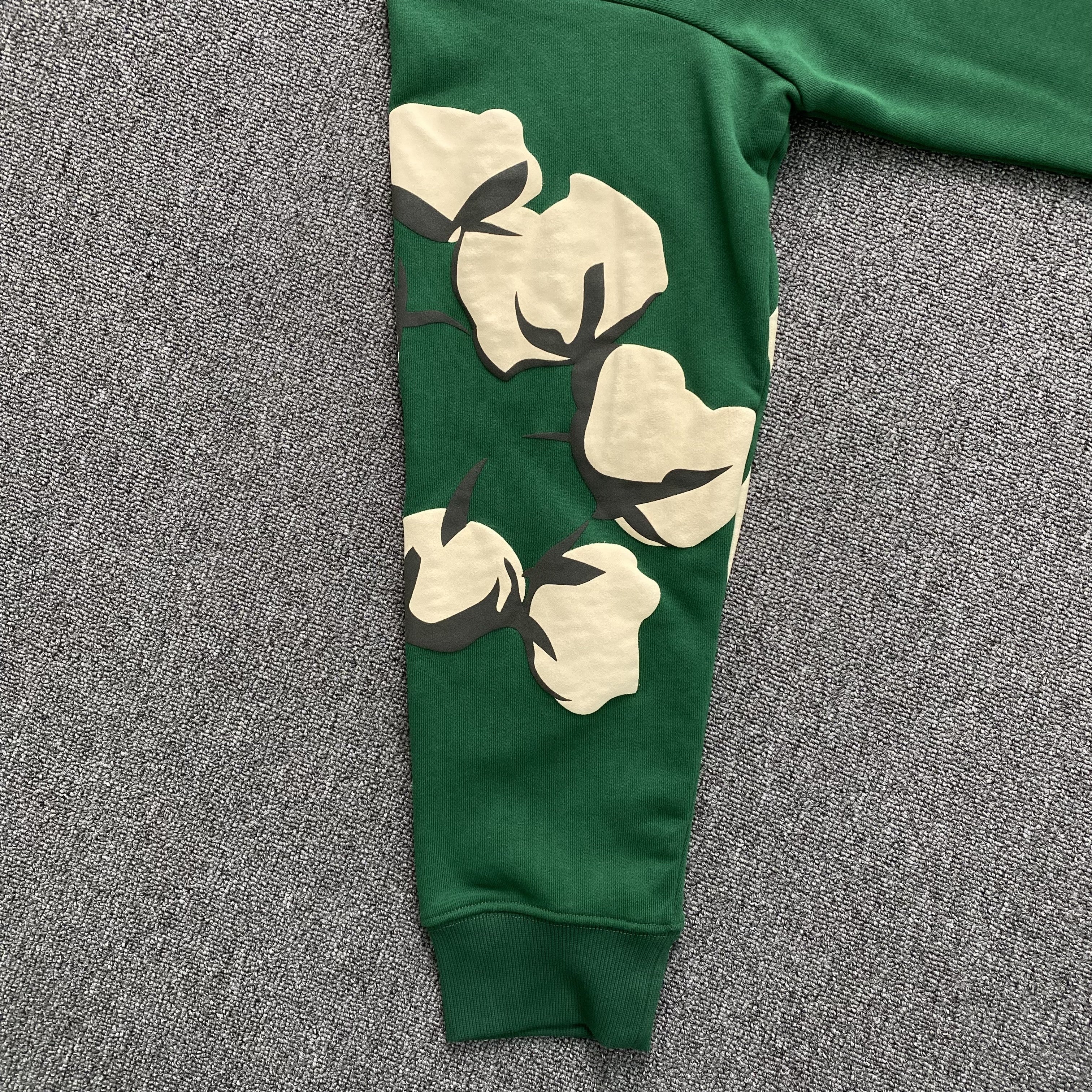 Denim Tears x CPFM Cactus Tears Crewneck Green