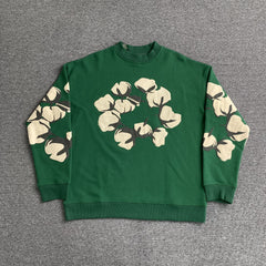 Denim Tears x CPFM Cactus Tears Crewneck Green