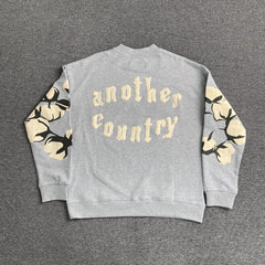 Denim Tears x CPFM Cactus Tears Crewneck Grey