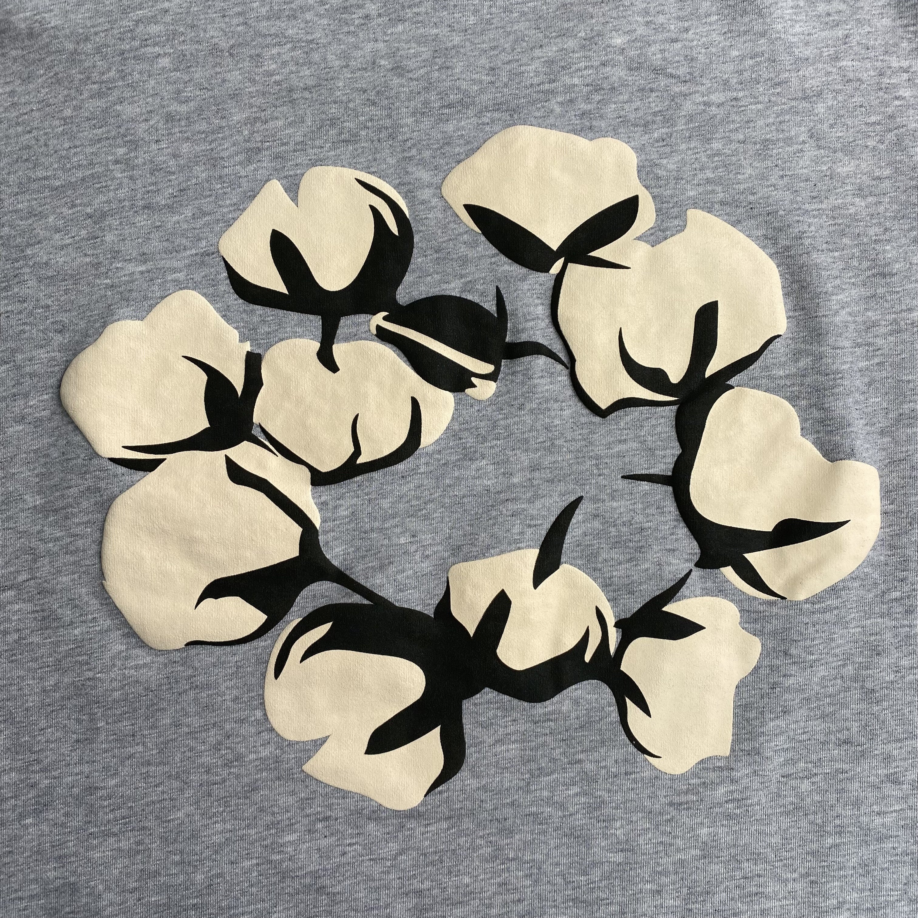 Denim Tears x CPFM Cactus Tears Crewneck Grey
