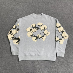 Denim Tears x CPFM Cactus Tears Crewneck Grey