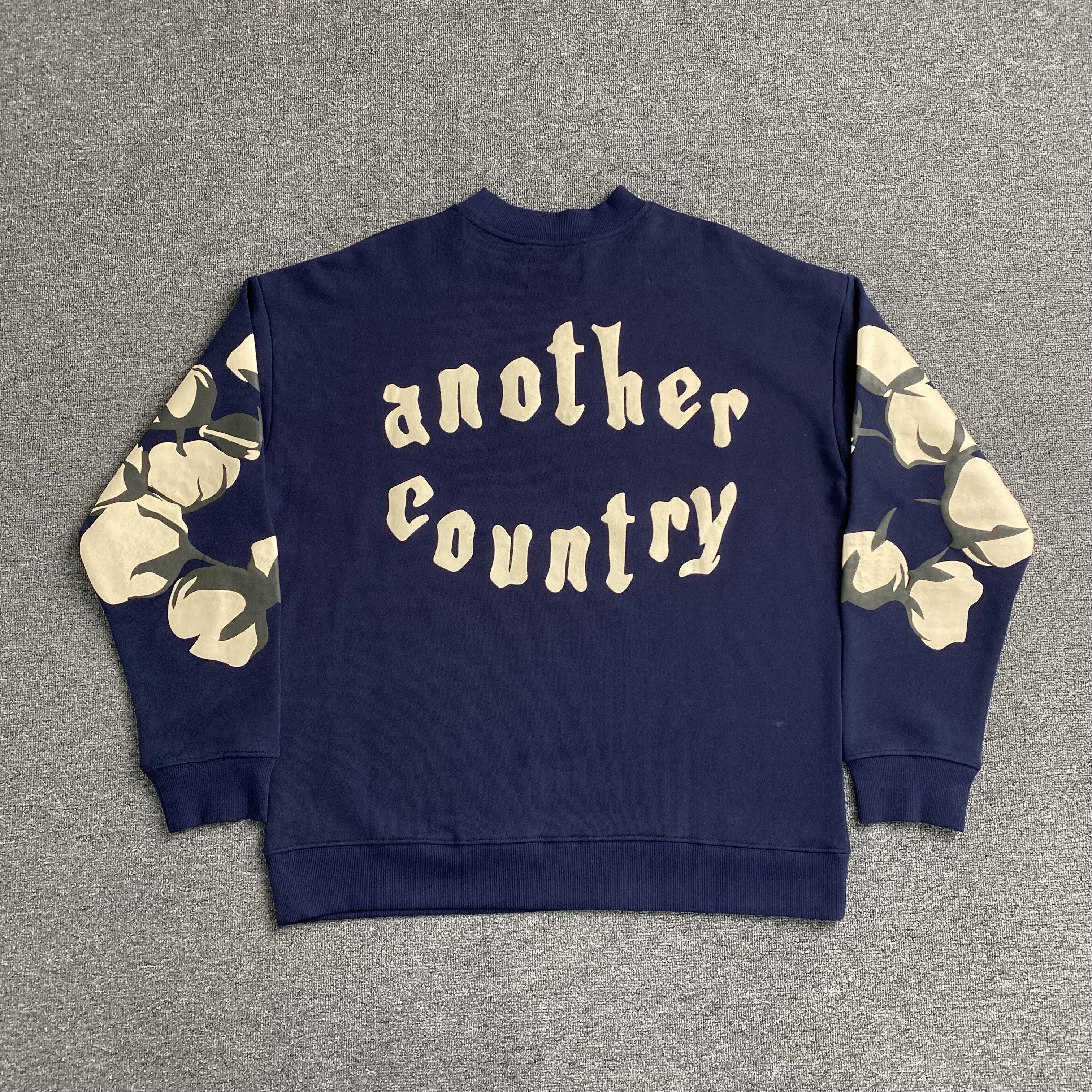 Denim Tears x CPFM Cactus Tears Crewneck Navy
