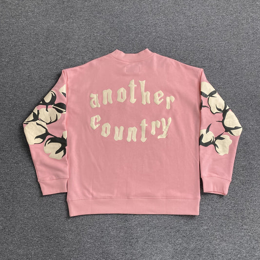 Denim Tears x CPFM Cactus Tears Crewneck Pink