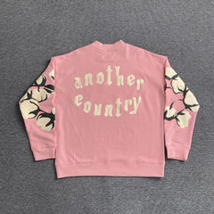 Denim Tears x CPFM Cactus Tears Crewneck Pink