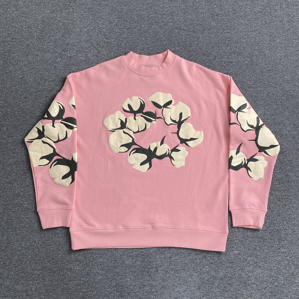 Denim Tears x CPFM Cactus Tears Crewneck Pink