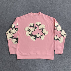 Denim Tears x CPFM Cactus Tears Crewneck Pink
