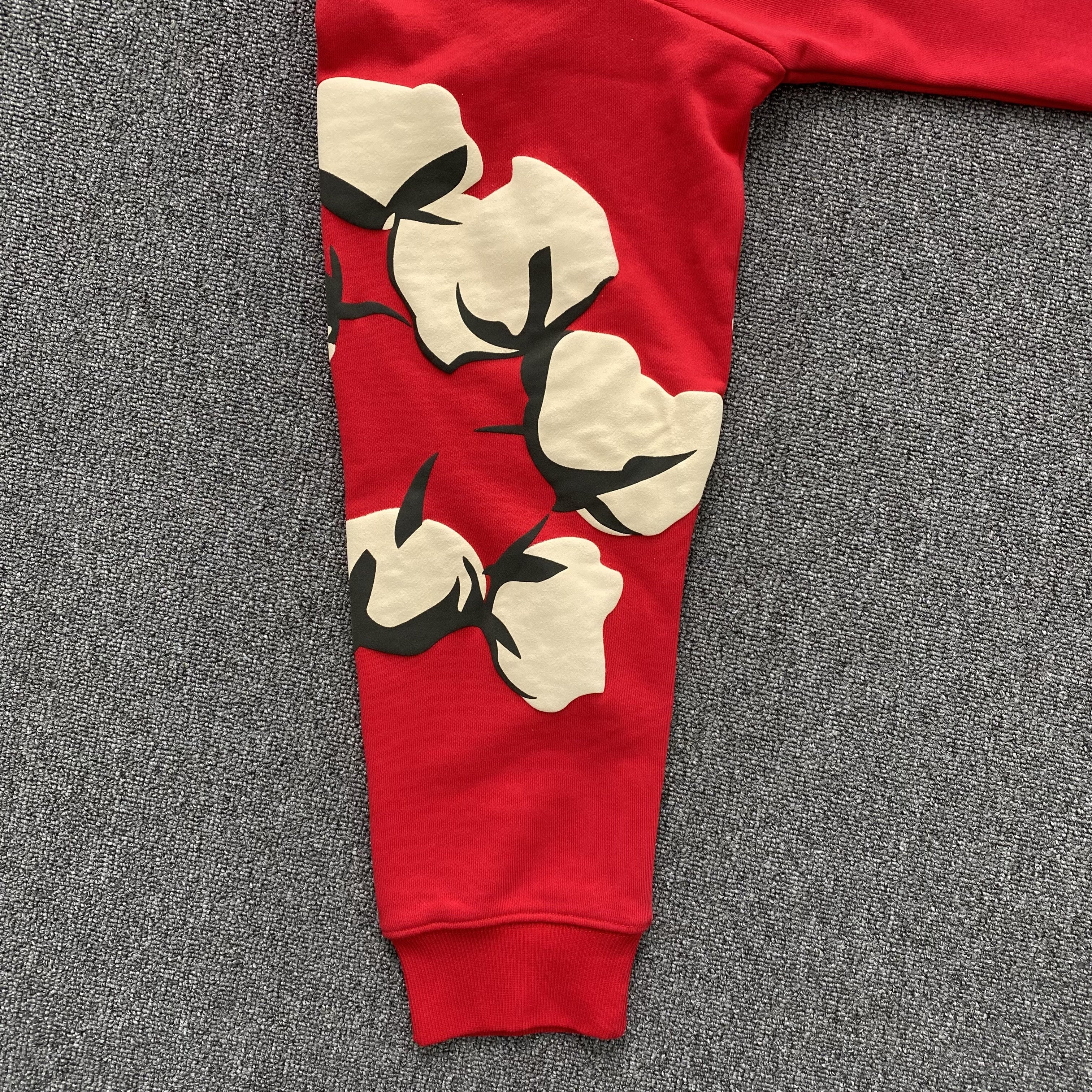 Denim Tears x CPFM Cactus Tears Crewneck Red