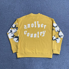 Denim Tears x CPFM Cactus Tears Crewneck Yellow