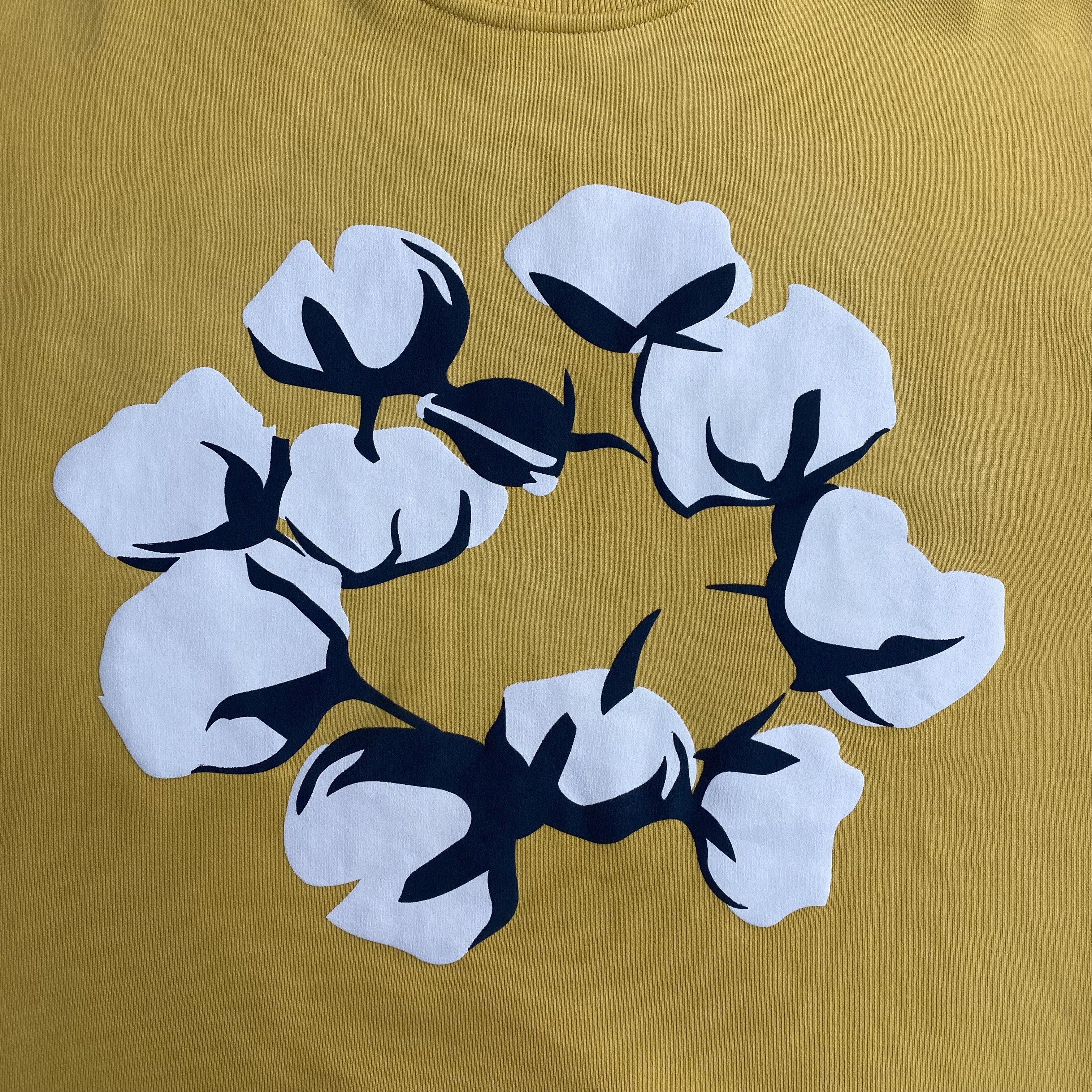 Denim Tears x CPFM Cactus Tears Crewneck Yellow