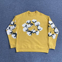 Denim Tears x CPFM Cactus Tears Crewneck Yellow