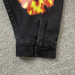 Denim Tears X Offset Wreath Denim Jacket Black