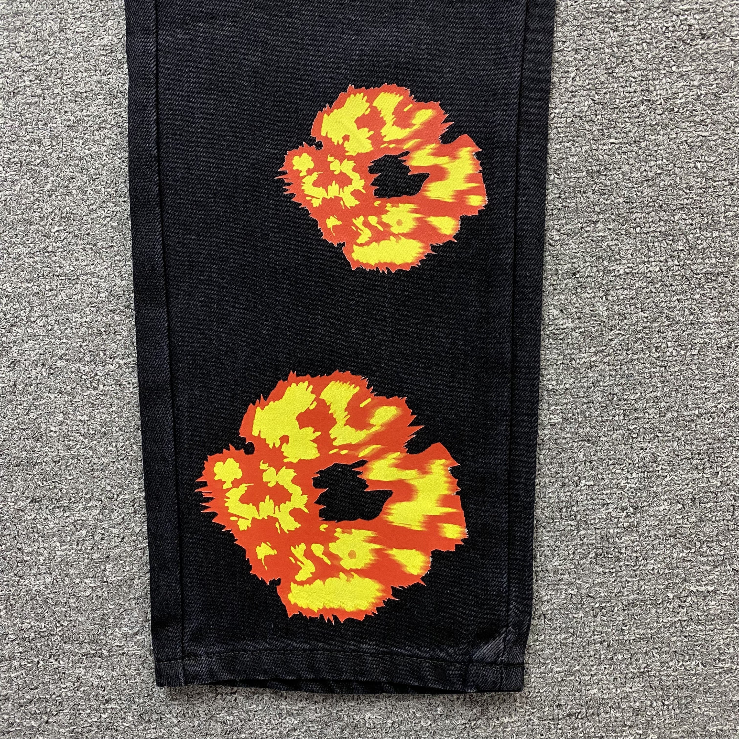 Denim Tears X Offset Wreath Jeans Black