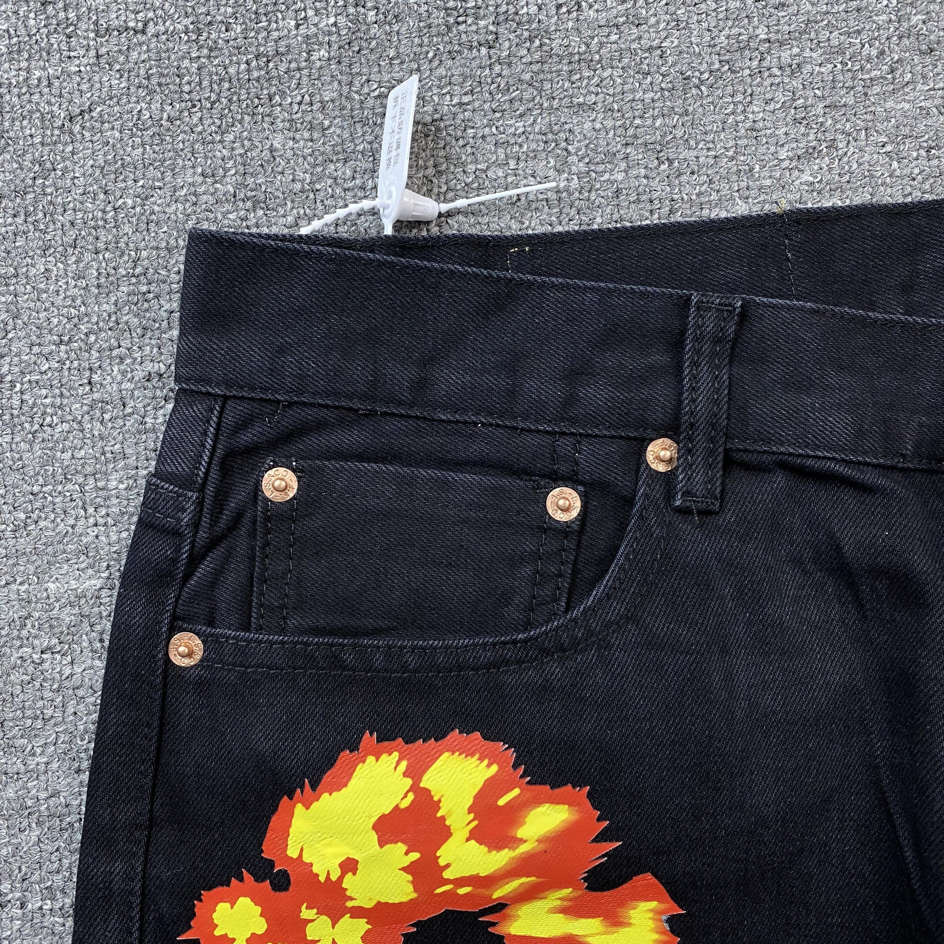 Denim Tears X Offset Wreath Jeans Black