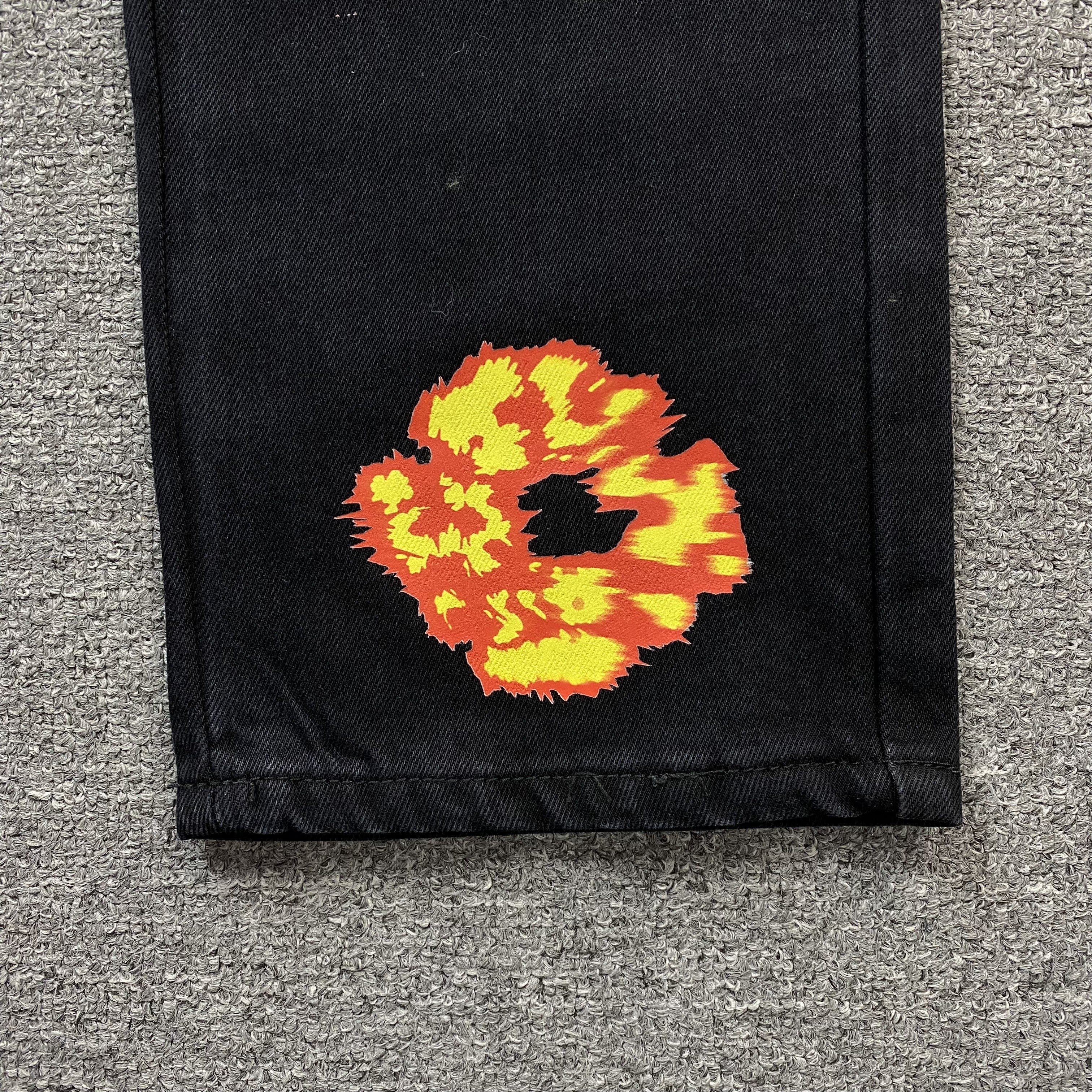Denim Tears X Offset Wreath Jeans Black
