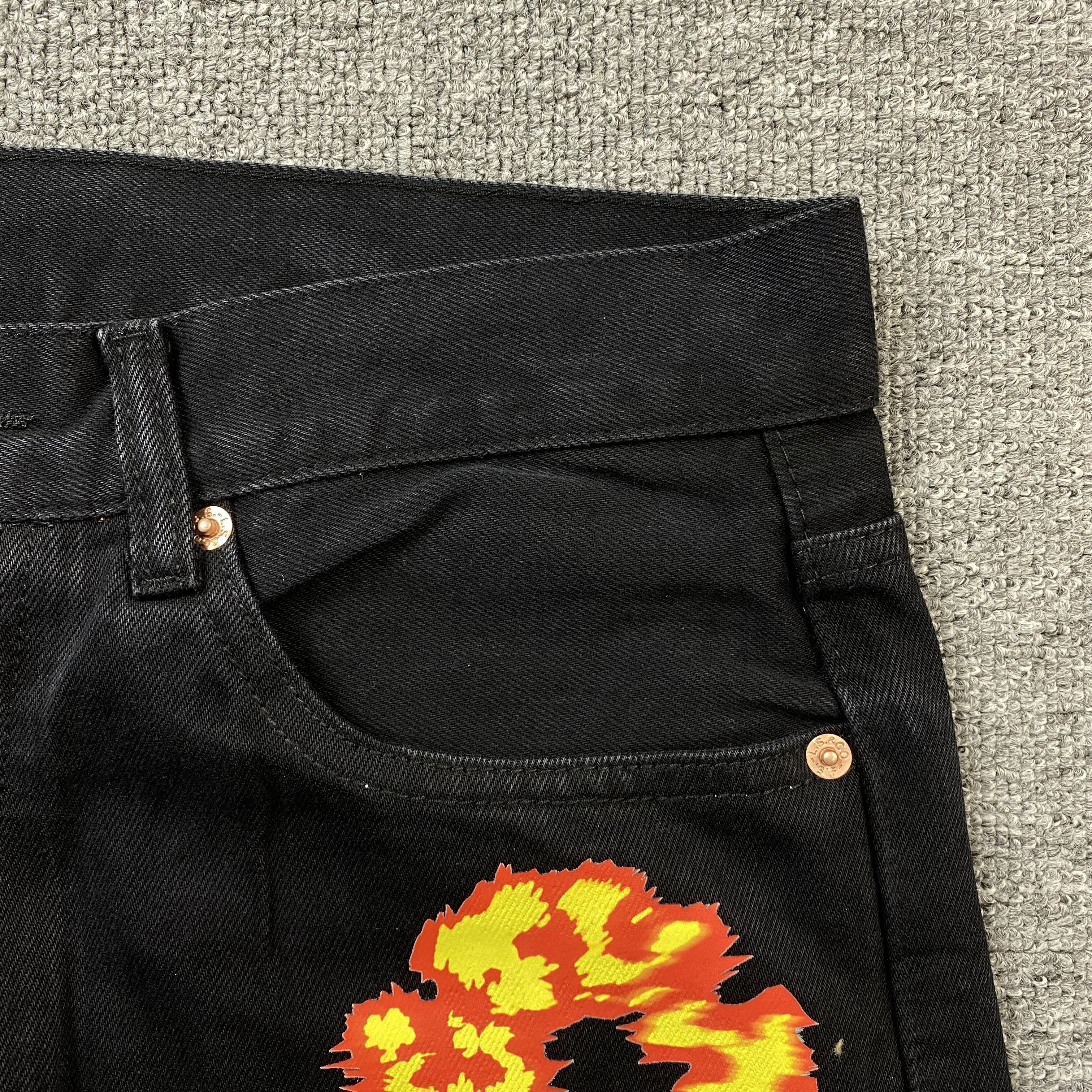 Denim Tears X Offset Wreath Jeans Black