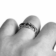 Baby Classic Floral Cross Ring