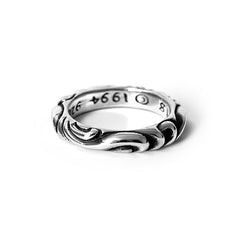 CH Scroll Band Ring