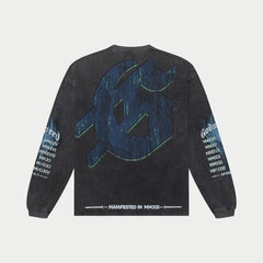 God Speed F.T.D LS T-Shirt (Grey Wash)