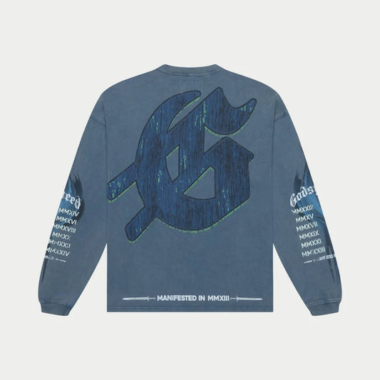 God Speed F.T.D LS T-Shirt (True Blue)