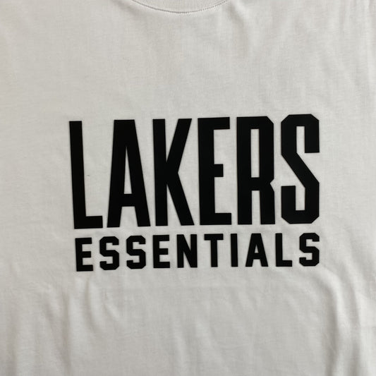 Fear of God Essentials Lakers Tee White