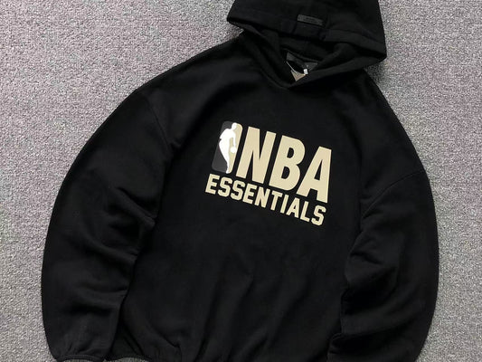 Fear of God Essentials NBA Hoodie Black