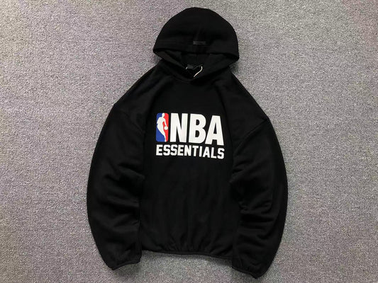 Fear of God Essentials NBA Hoodie Black