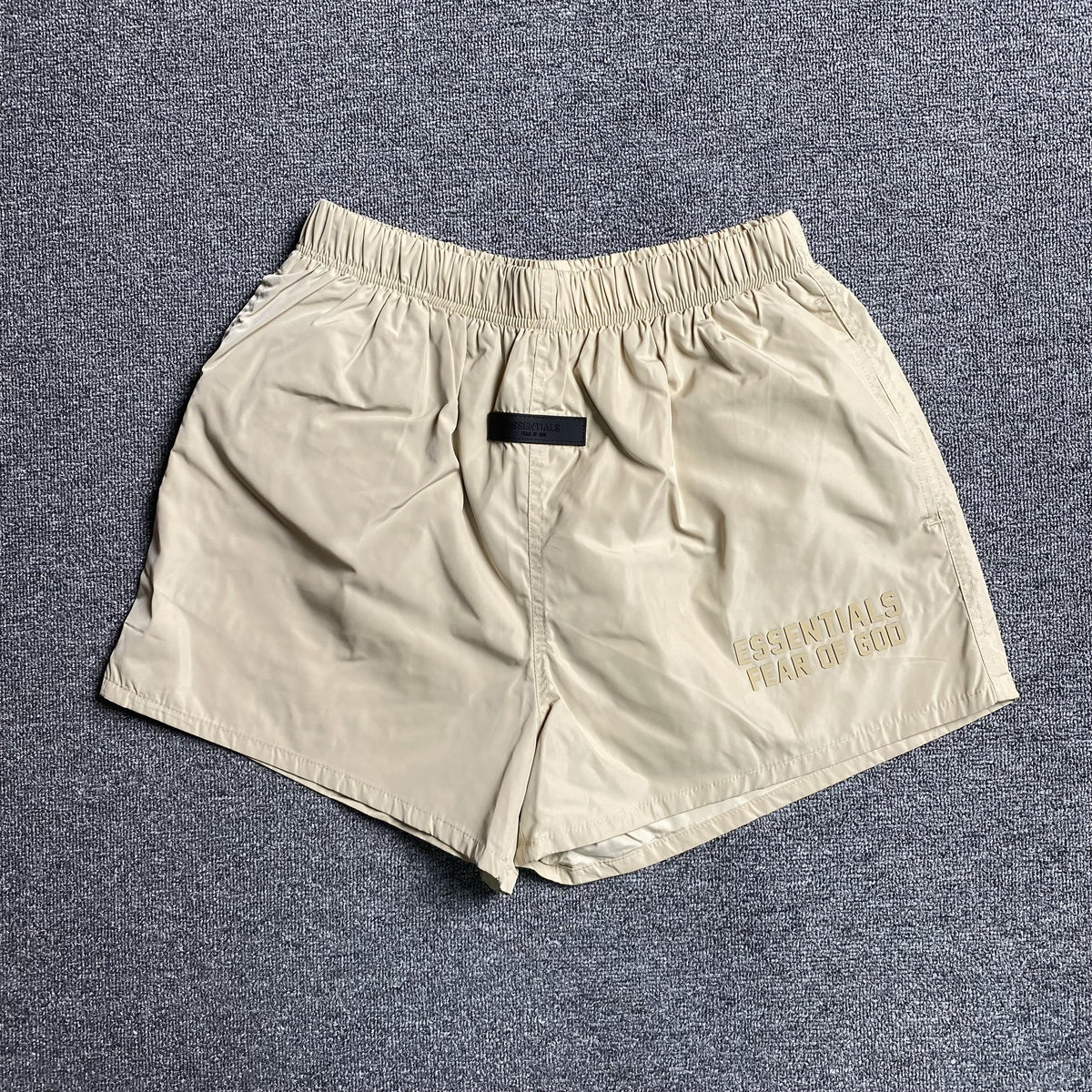 Fear of God Essentials Running Nylon Short Egg Shell