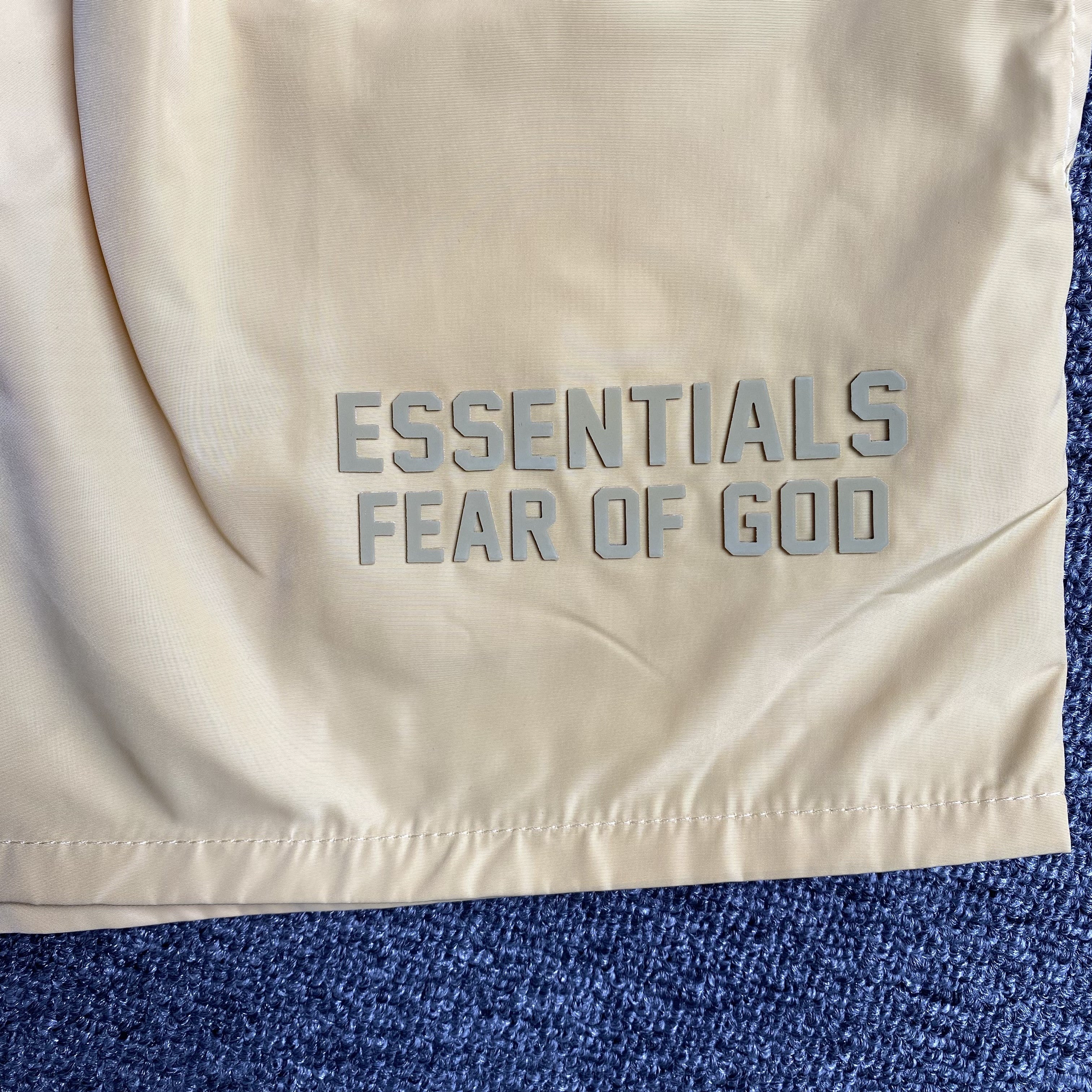 Fear of God Essentials Running Nylon Short Light Tuscan