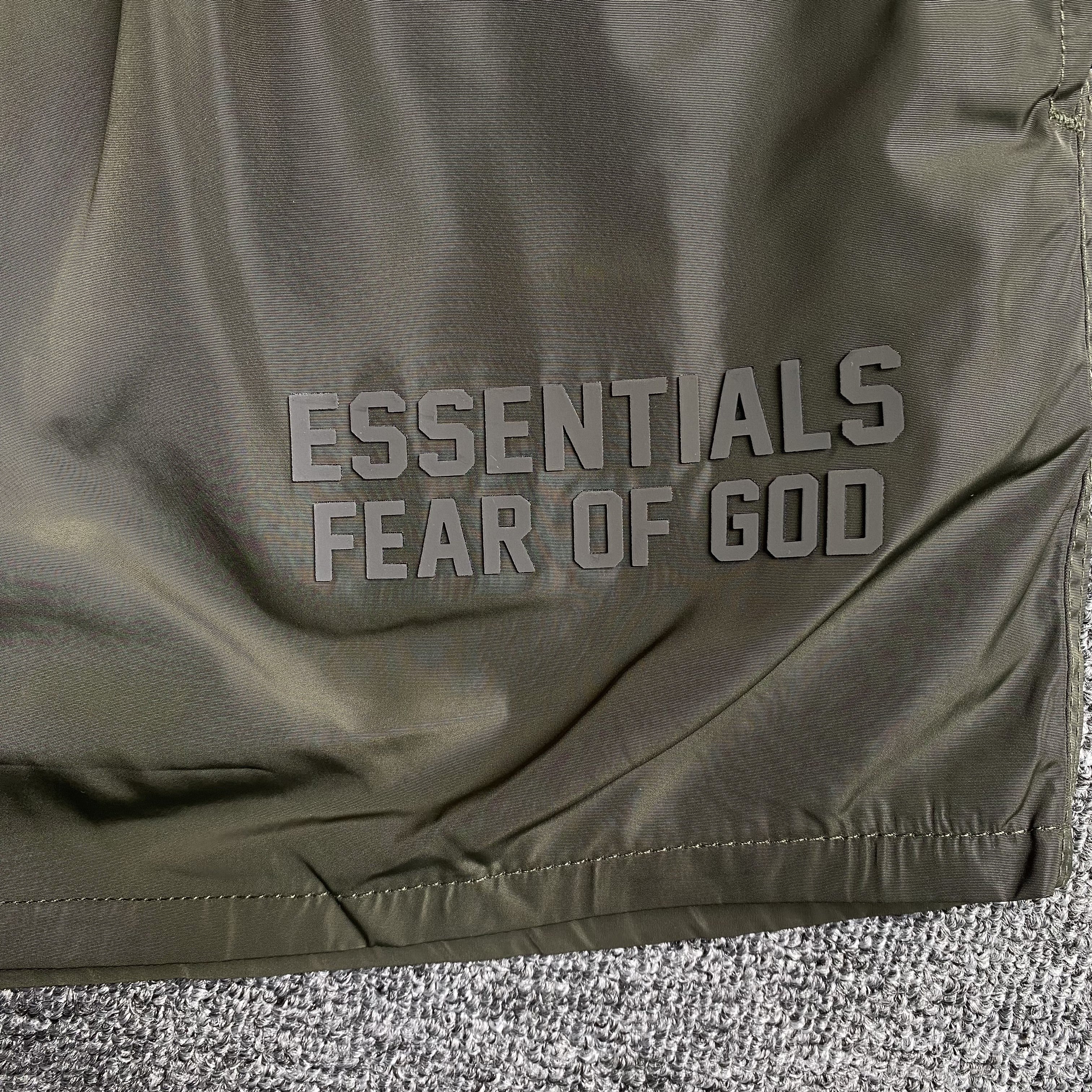 Fear of God Essentials Running Nylon Short Off Black