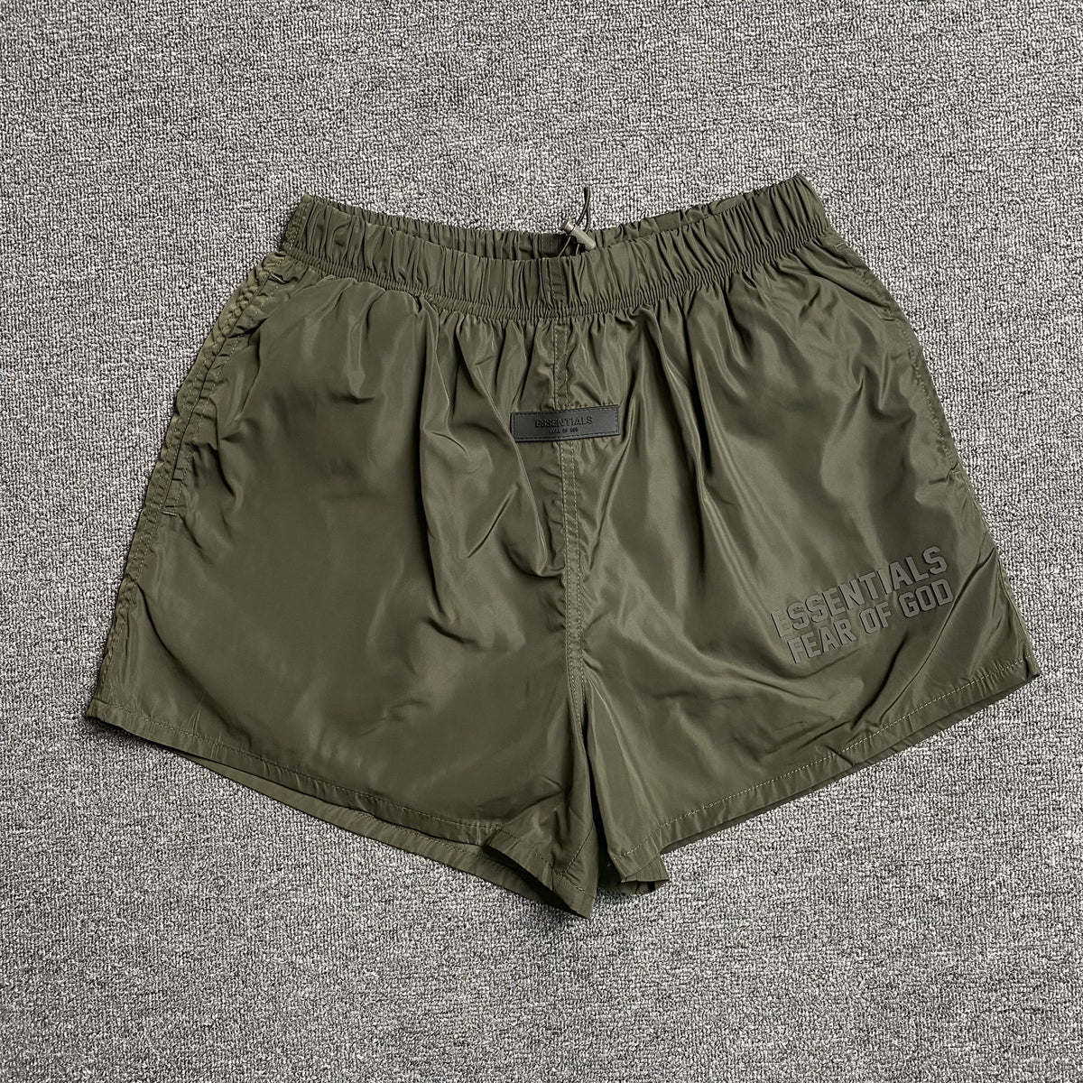 Fear of God Essentials Running Nylon Short Off Black