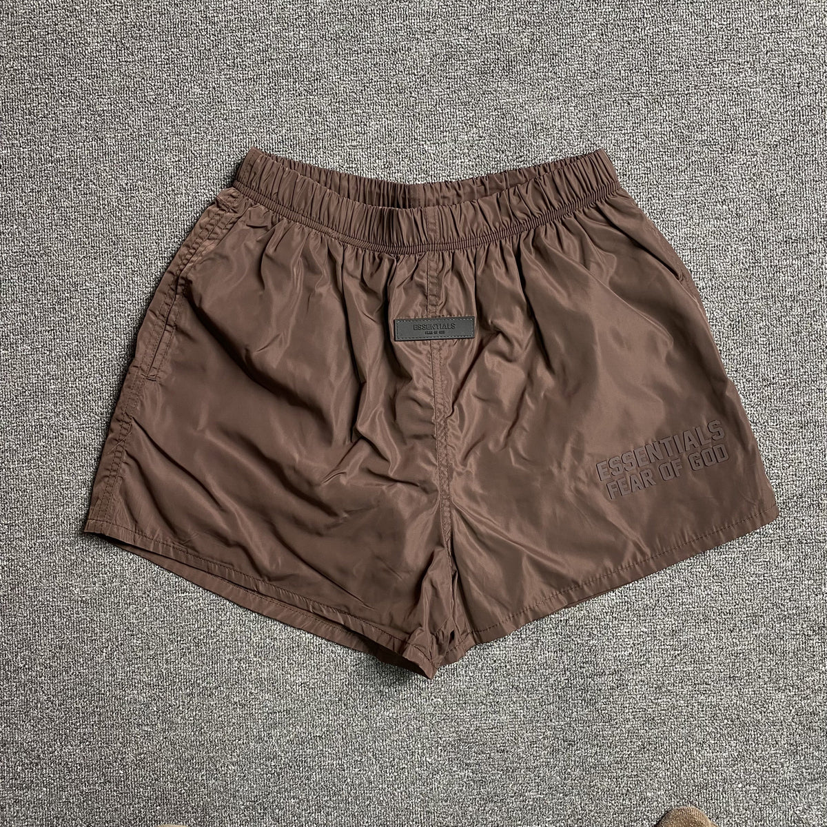 Fear of God Essentials Running Nylon Short Plum
