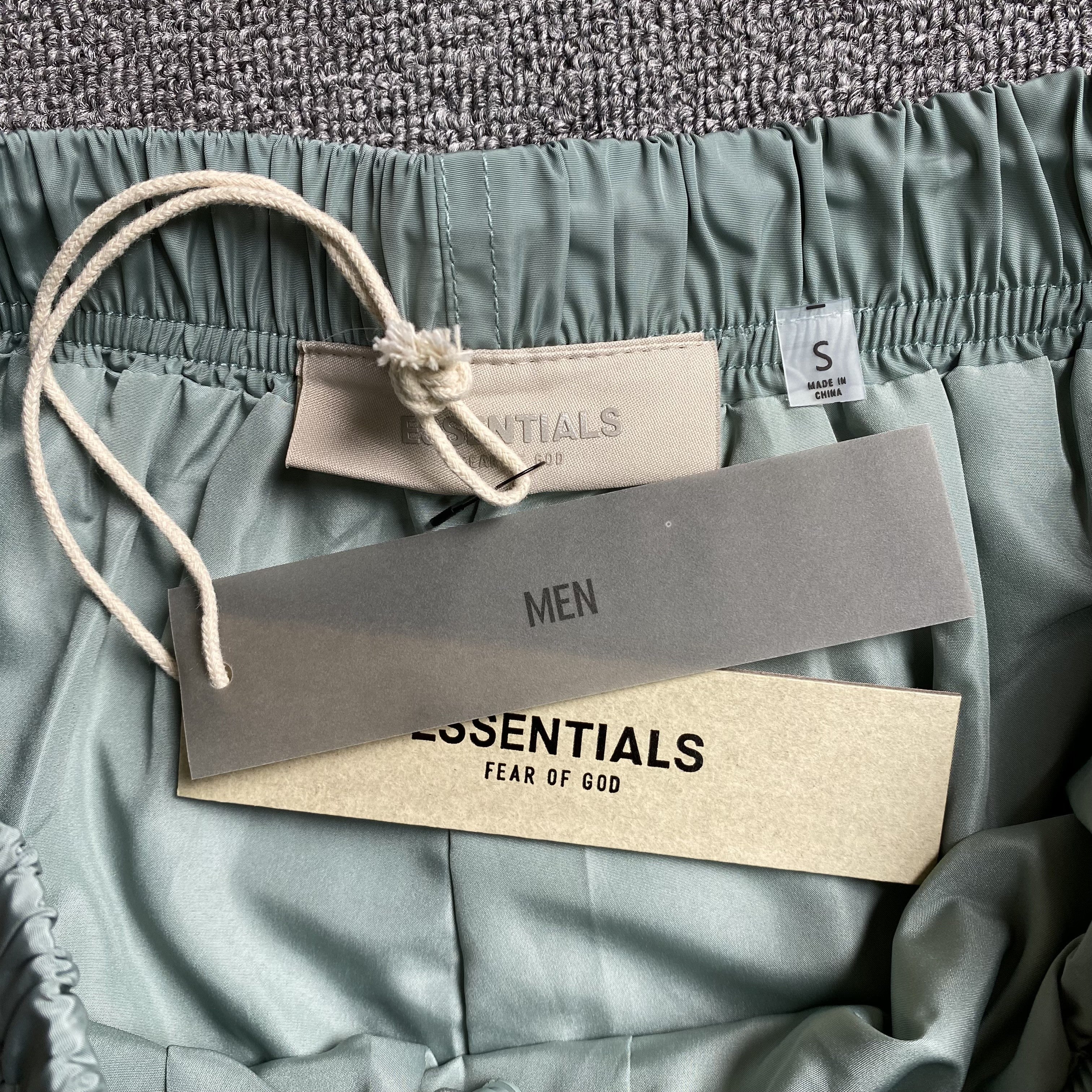 Fear of God Essentials Running Nylon Short Sycamore