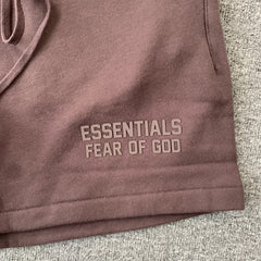 Fear of God Essentials Shorts Plum