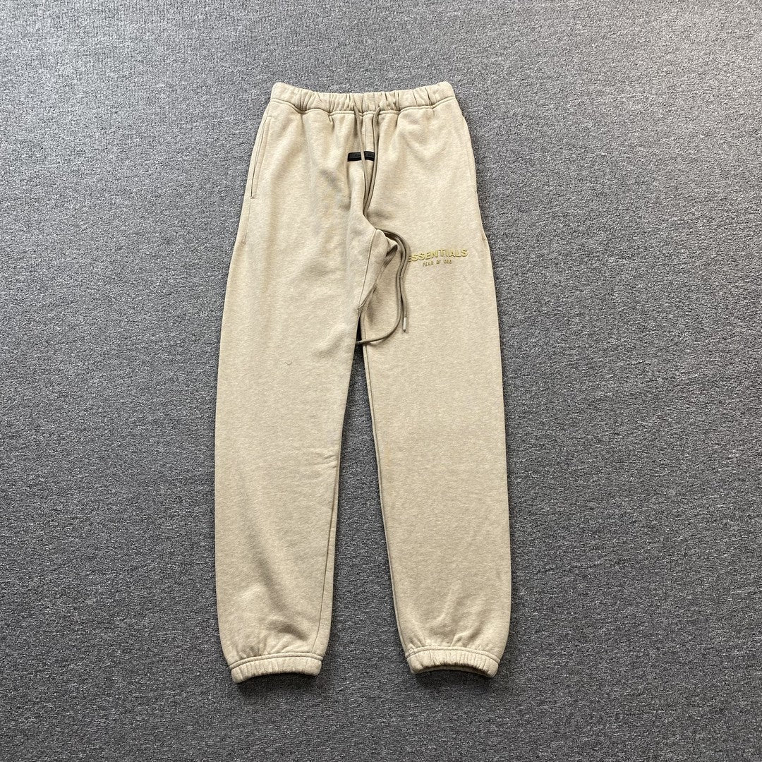 Fear Of God Essentials Small Logo Pants Gold Heather