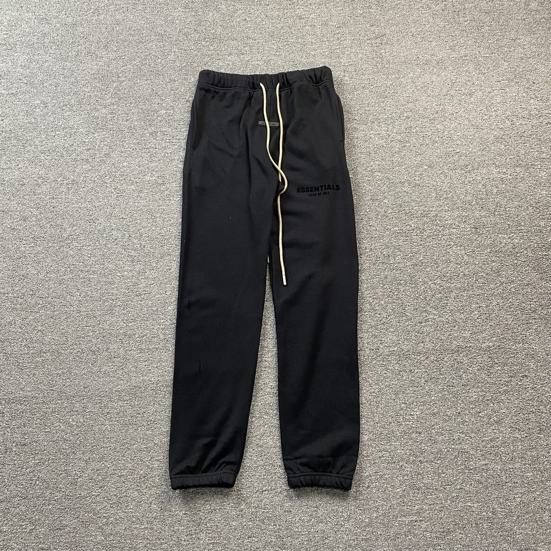 Fear Of God Essentials Small Logo Pants Jet Black