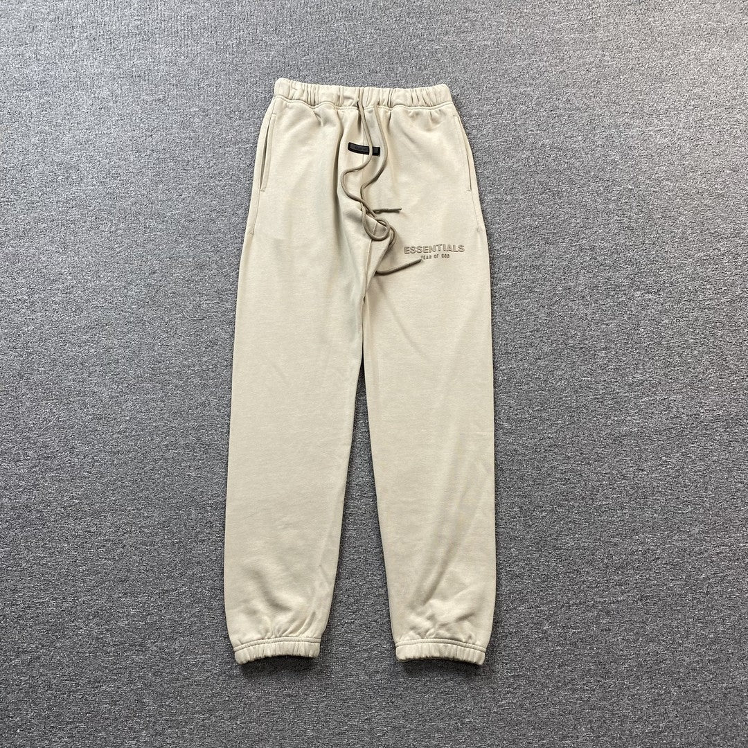 Fear Of God Essentials Small Logo Pants Silver Cloud