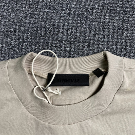 Fear Of God Essentials Small Logo Tee Silver Cloud
