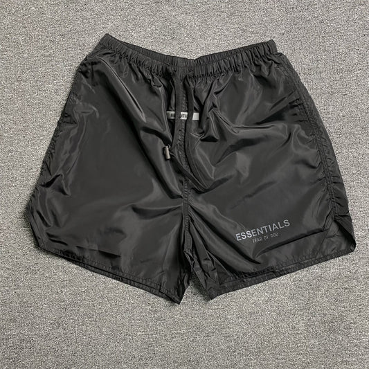 Fear of God Essentials Volley Shorts Black Reflective