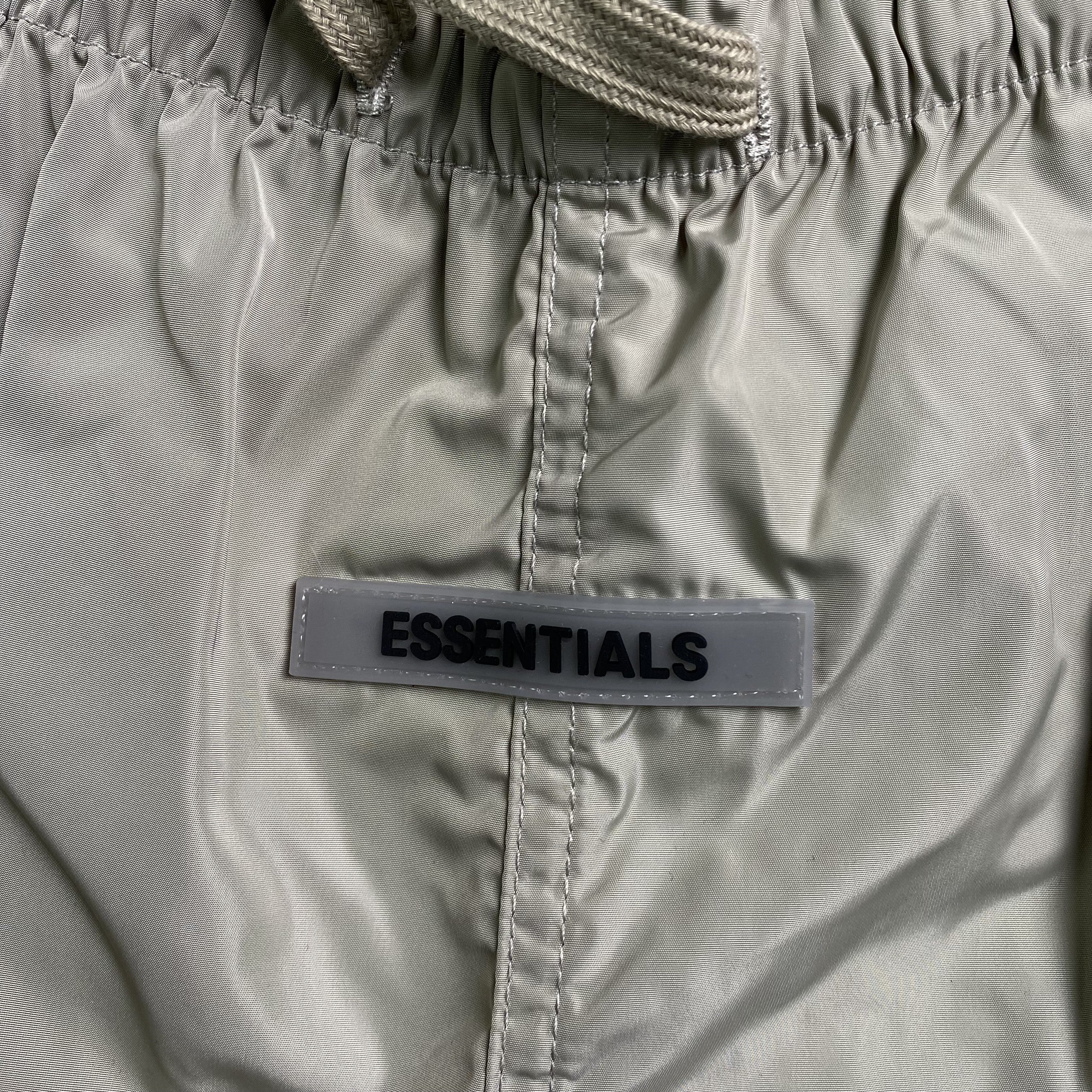 Fear of God Essentials Volley Shorts Silver Reflective