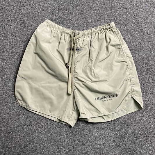 Fear of God Essentials Volley Shorts Silver Reflective