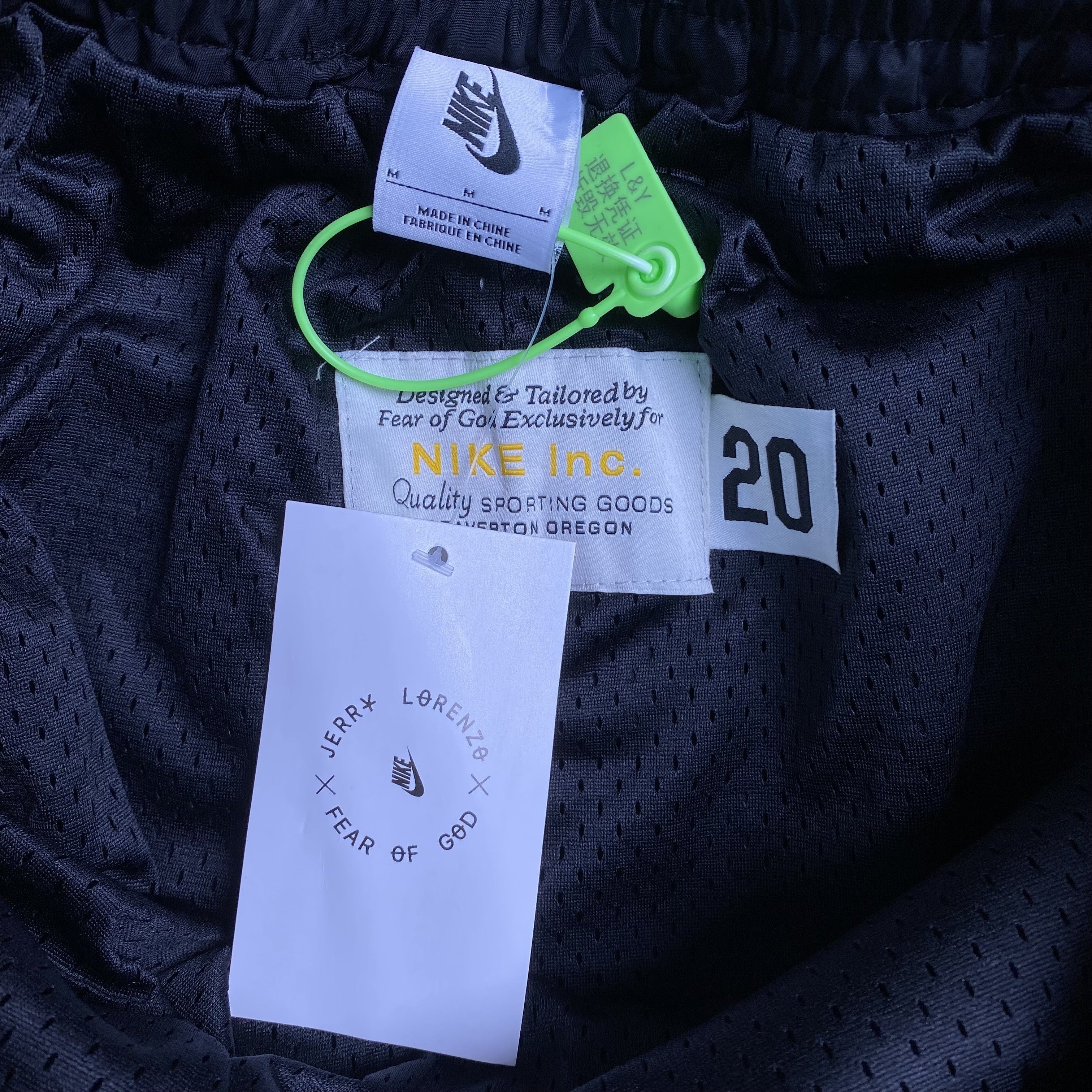 Fear Of God X Nike Nylon Pants Black