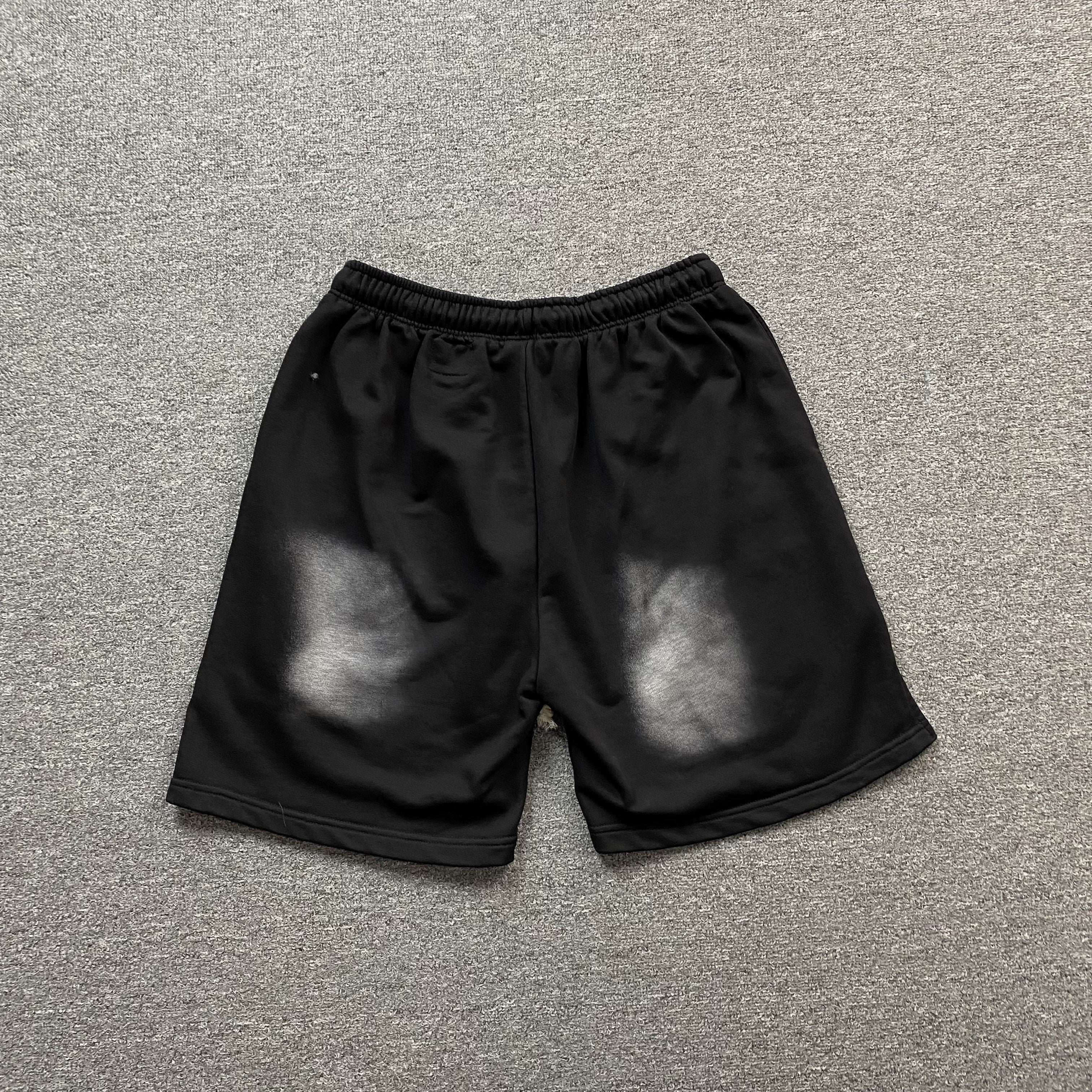 Hellstar Flame Shorts Black
