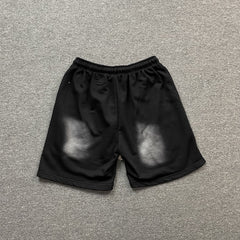 Hellstar Flame Shorts Black