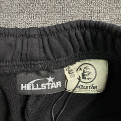Hellstar Flame Shorts Black