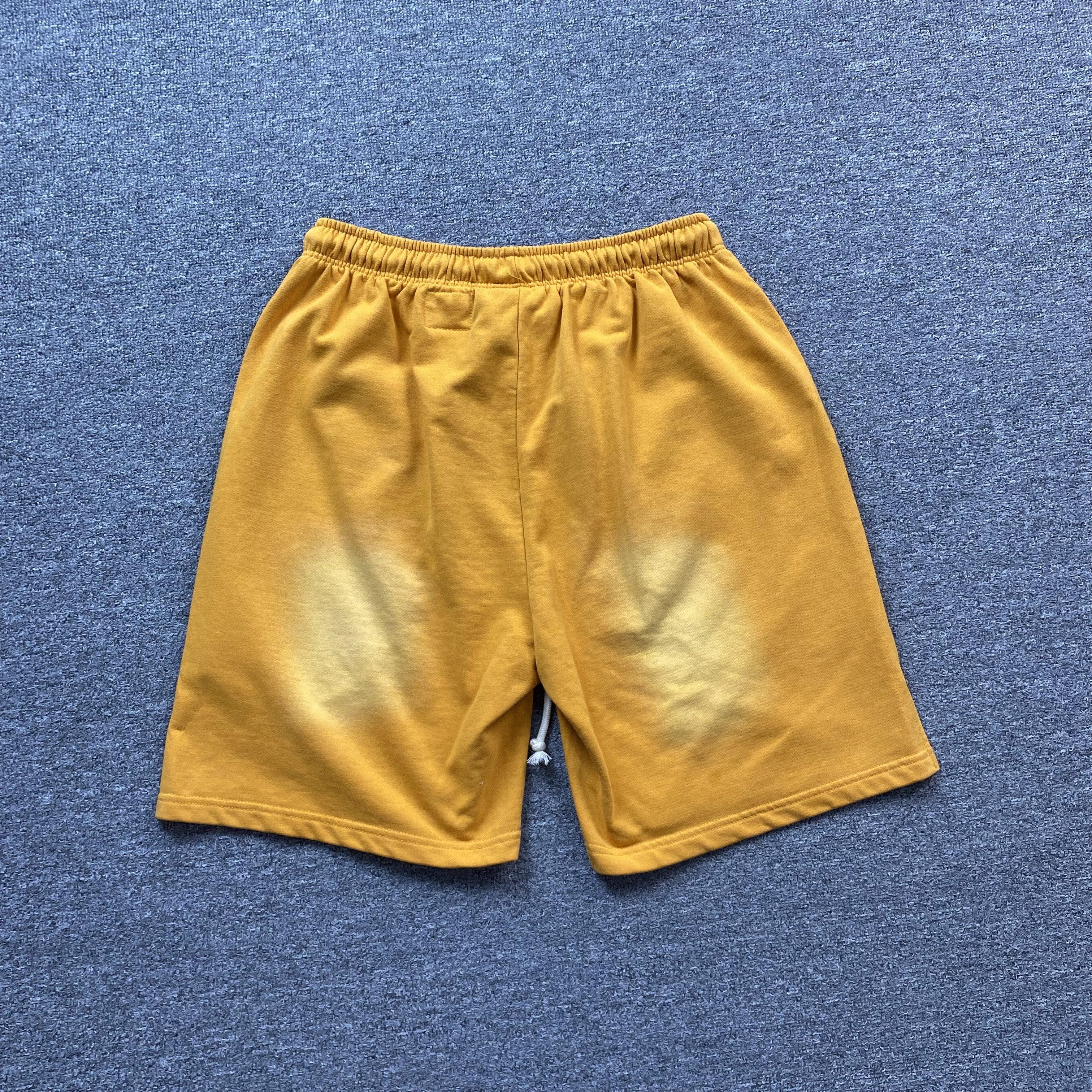 Hellstar Flame Shorts Orange