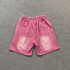 Hellstar Flame Shorts Pink