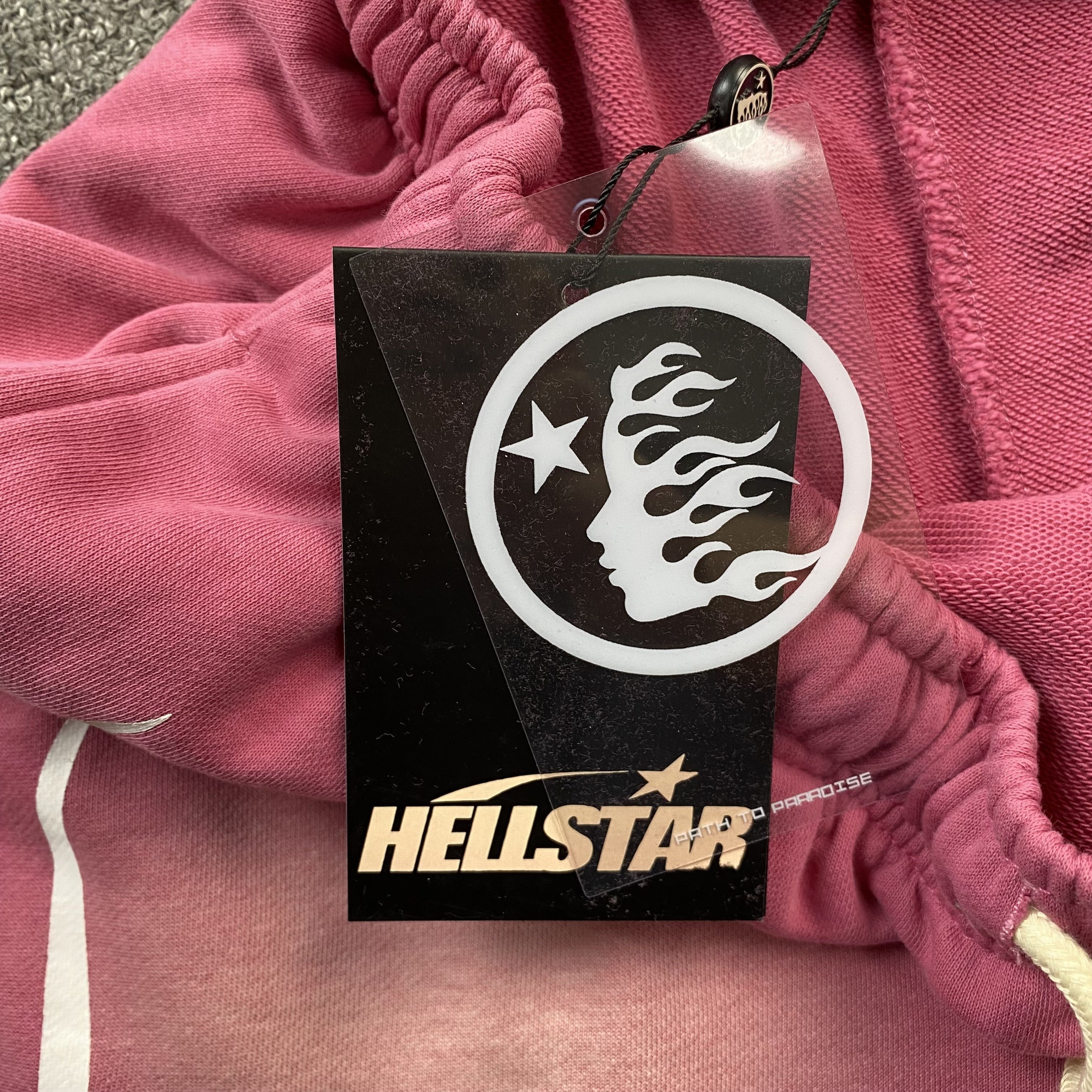 Hellstar Flame Shorts Pink