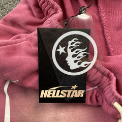 Hellstar Flame Shorts Pink