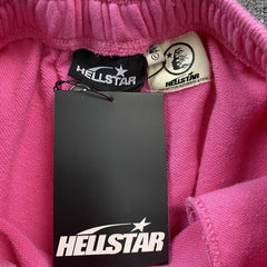 Hellstar Flame Shorts Pink